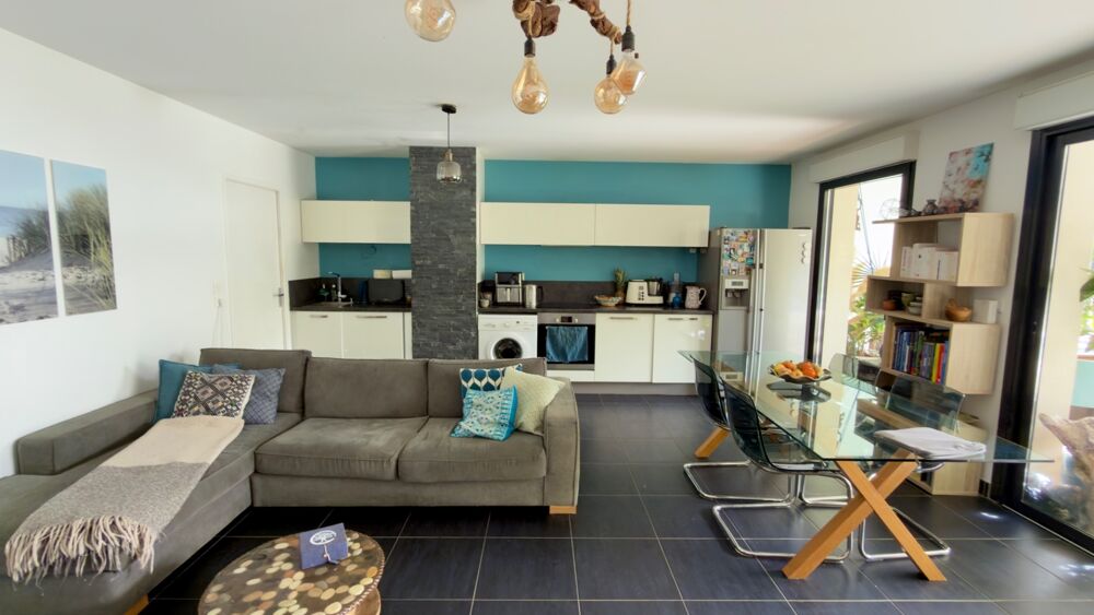 Vente Appartement Port Marianne – T3 traversant 76 m² – Terrasse Sud 27 m² – DPE A – Parking Montpellier