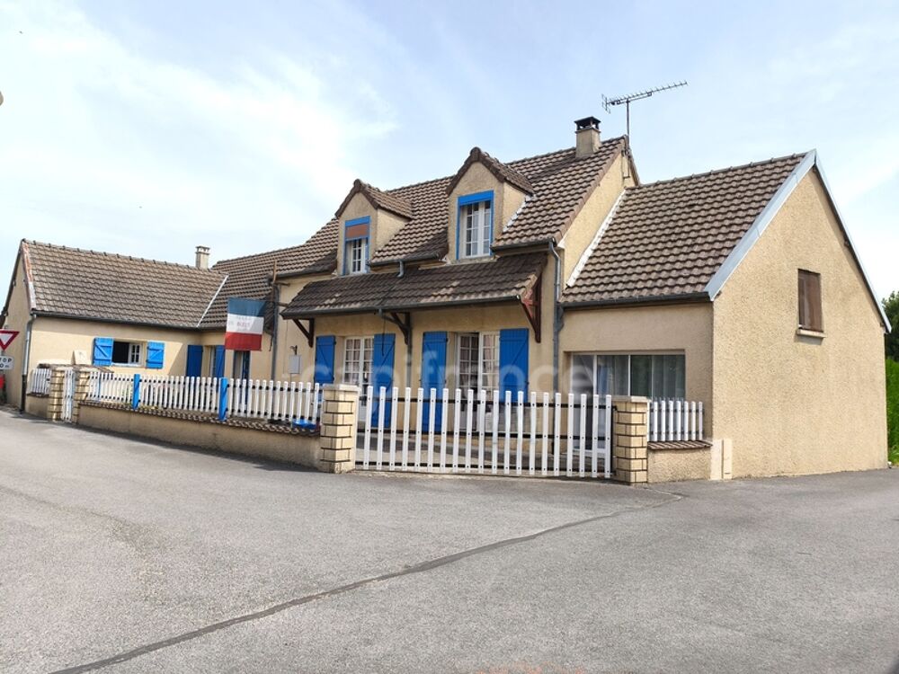Maison familiale de 140 m² avec jardin clos  5 chambres  Broyes (51120), à proximité de Sézanne