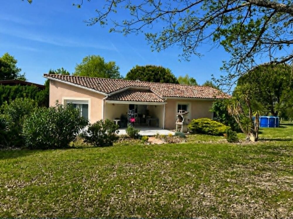 Maison plain-pied avec local indépendant de 106 m² sur superbe parc de 10 000 m²  Birac-sur-Trec (47)
