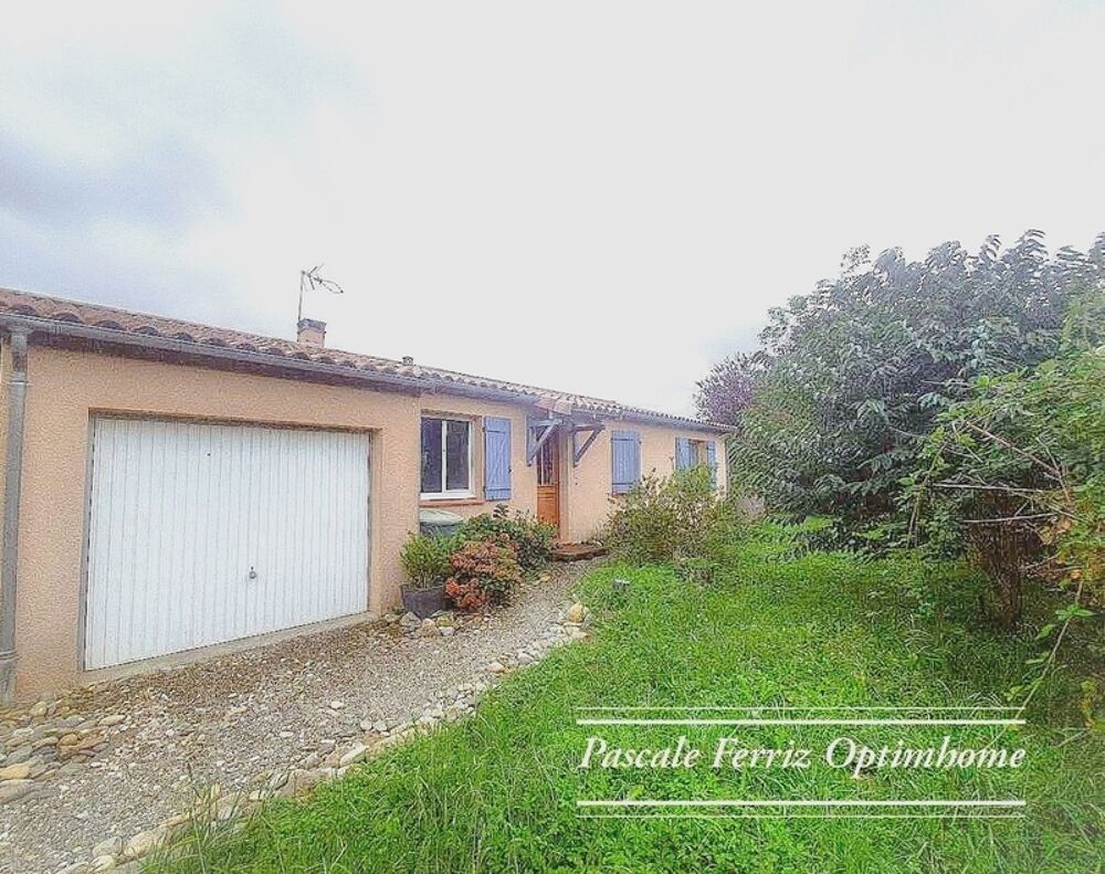 Vente Maison BEAUCHALOT 31360 - Charmante Maison Plain-pied T5 - 104m² - 4 Chambres sur terrain de 888m² Beauchalot