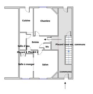  Appartement à vendre 2 pièces 53 m²