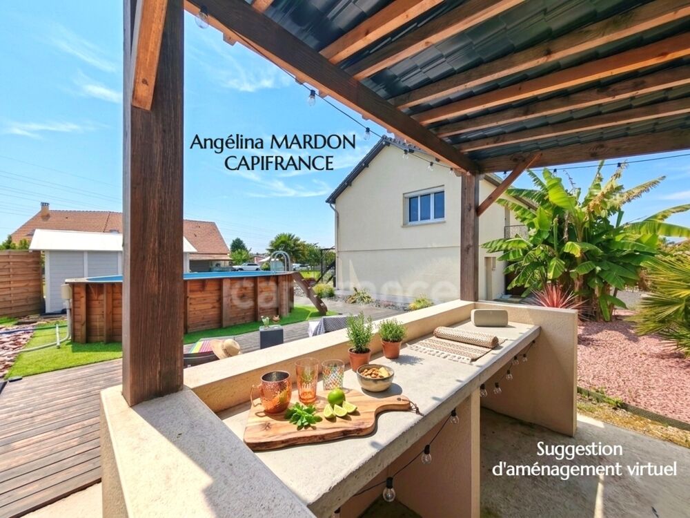 Maison Traditionnelle T5 de 124 m²  Terrain Paysager de 1215 m² + Piscine à Saint-Nicolas-de-la-Taille (76 170)
