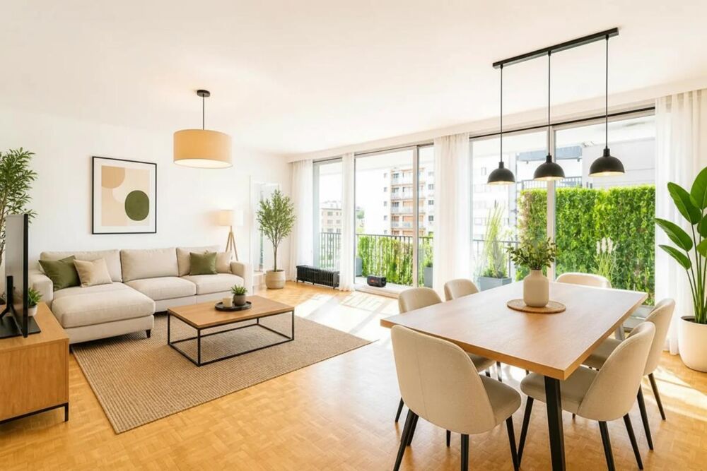 Appartement lumineux 3 pièces avec balcon à Boulogne