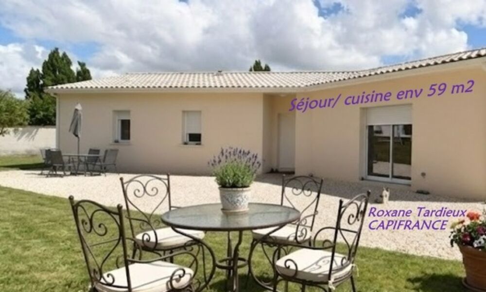 Vente Maison Maison à vendre 4 pièces FLEAC (16) Plain pied, terrain 1000 m2 Angouleme