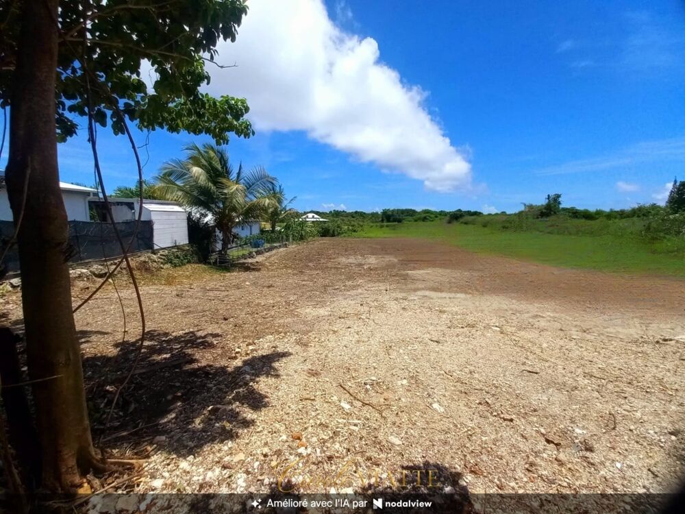 Vente Terrain Terrain plat constructible + 2000M2, proche mer à vendre  SAINT FRANCOIS (971) Saint francois