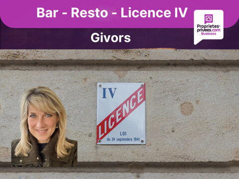   69700 GIVORS - BAR RESTAURANT BRASSERIE 54 COUVERTS AVEC TERRASSE 
