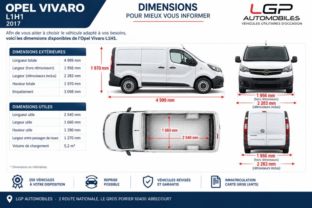 Vivaro 1&deg; Main / 1.6l CDTI 120cv Clim + 3pl T&eacute;l/Clim/R&eacute;gul/Radar L1 2018 occasion 60430 Abbecourt