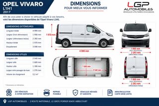 Vivaro 1&deg; Main / 1.6l CDTI 120cv Clim + 3pl T&eacute;l/Clim/R&eacute;gul/Radar L1 2018 occasion 60430 Abbecourt