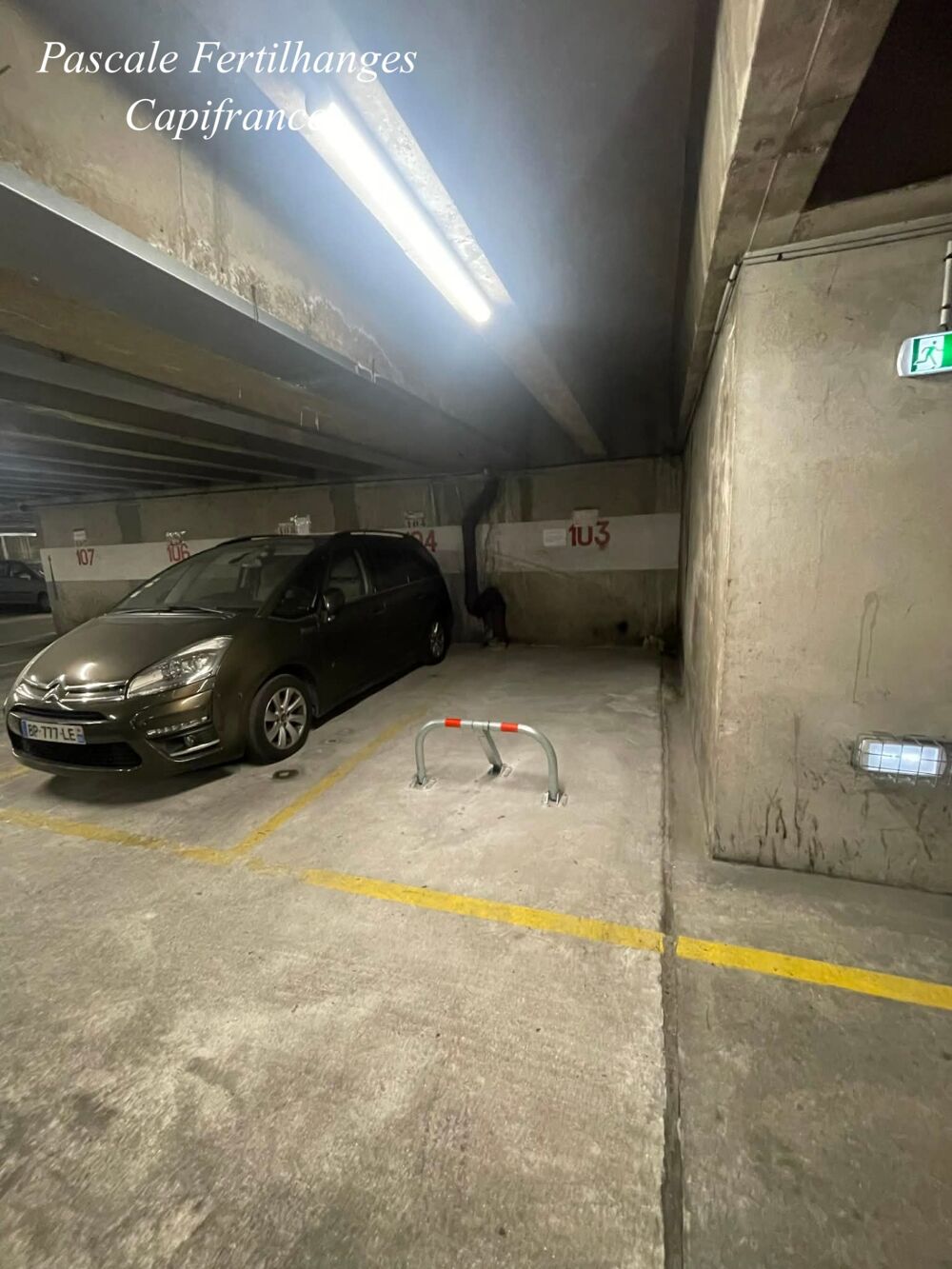 Vente Parking/Garage ? Paris 13e – Parking sécurisé 84/86 Boulevard Massena– Accès rapide périphérique & métro Paris 13