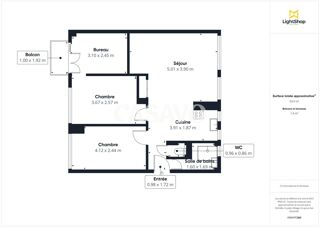  Appartement � vendre 3 pi�ces 60 m�