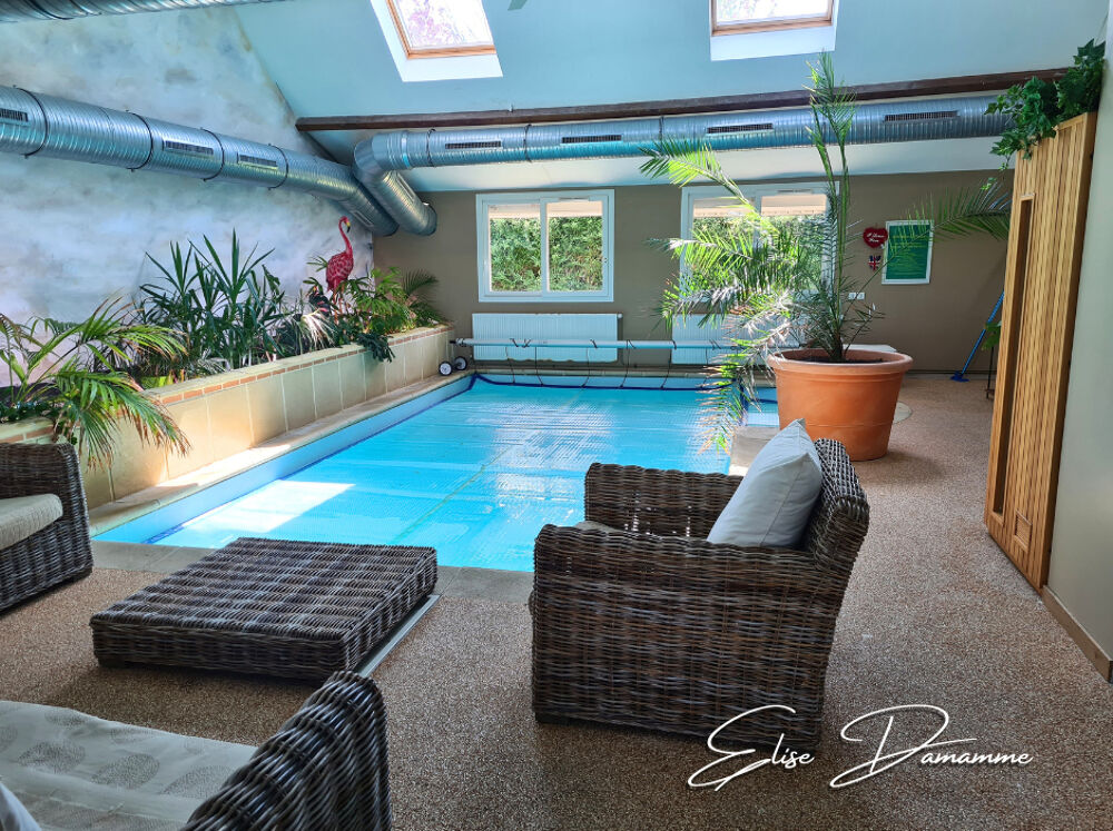 Vente Maison Laissez-vous surprendre: Grande maison 5 chambres, piscine intérieure, salle de billard, jardin, garage double Saint jouin bruneval