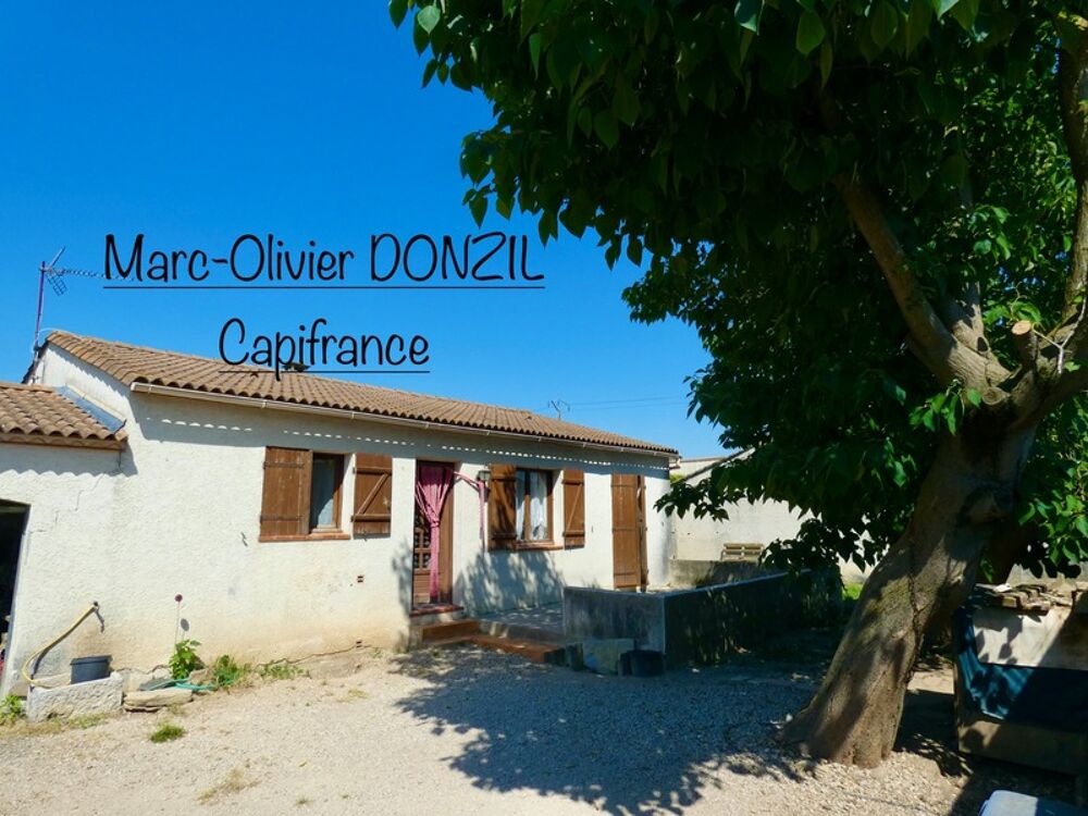 INVESTISSEMENT LOCATIF  Maison 80 m² avec garage et terrain de 429 m²  Locataire en place depuis 2016