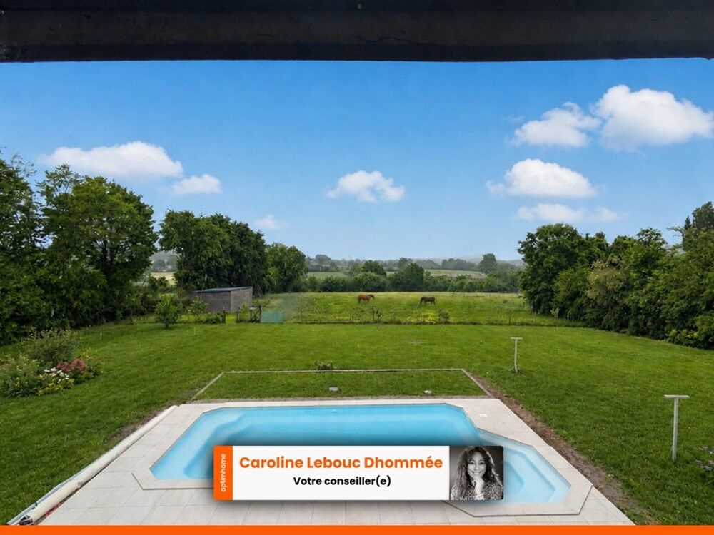 Maison contemporaine avec piscine chauffée et 1,8 hectare clos