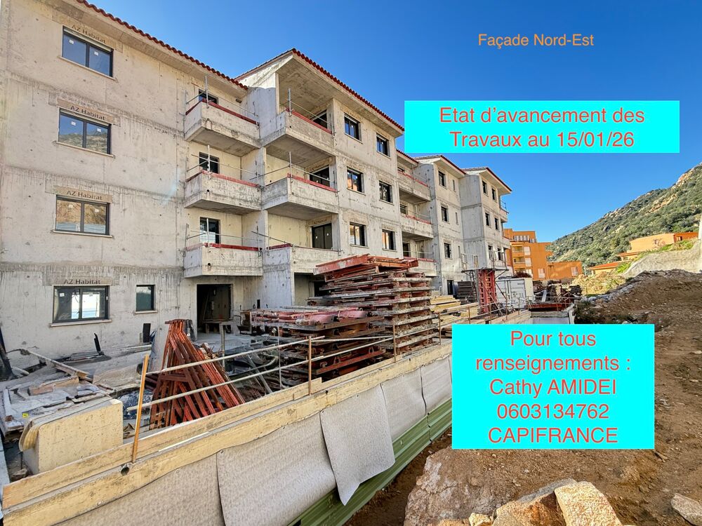 Vente Appartement AJACCIO (Corse) Route des Sanguinaires, à vendre appartement 1 pièce avec terrasse Ajaccio
