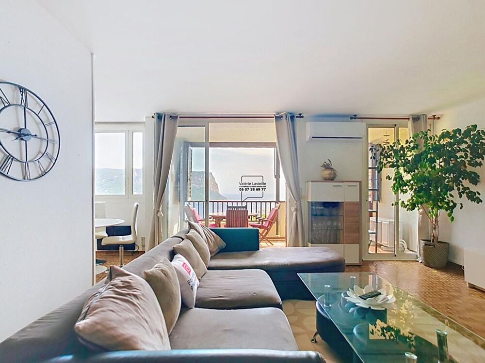 Location Appartement (13260) CASSIS - LES TERRES MARINES - T3 A LOUER MEUBLÉ, TERRASSE VUE BAIE, PISCINE ET TENNIS Cassis