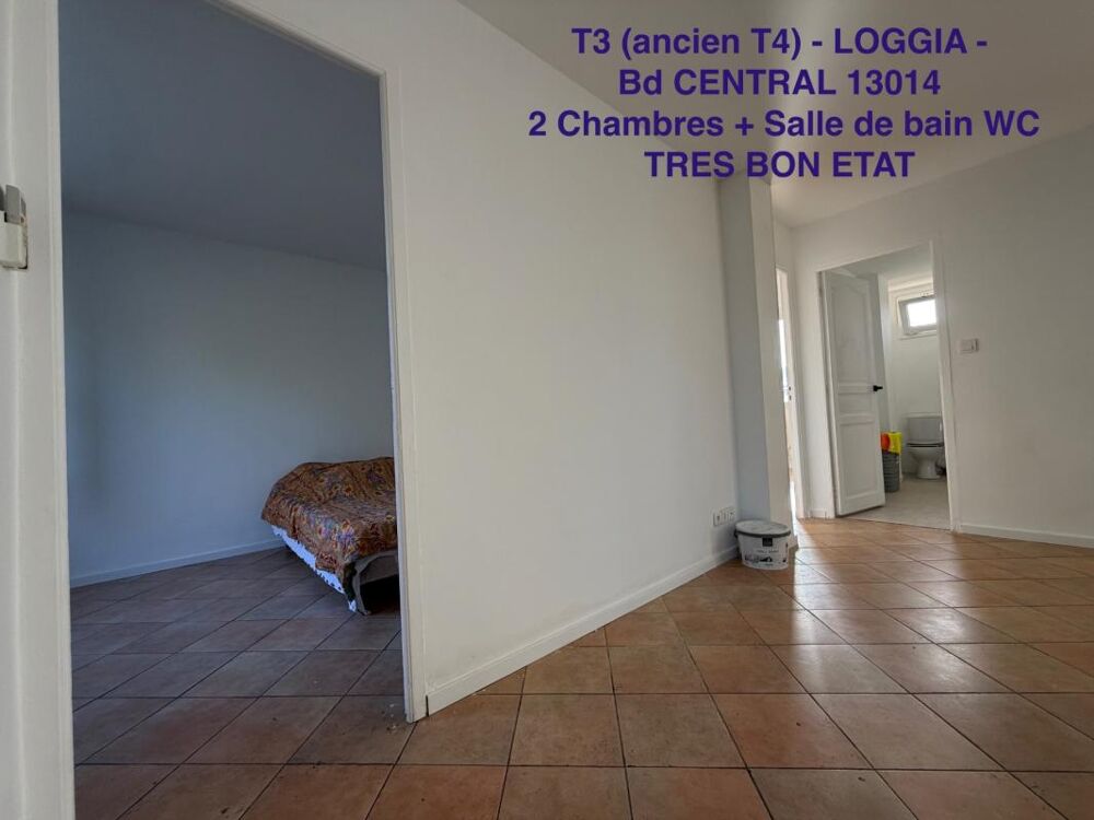 Vente Appartement BD CENTRAL 13014 - T3 de 68,48m2   - Veranda/Loggia    appartement  CLIMATISE       119 700 euro Marseille 14