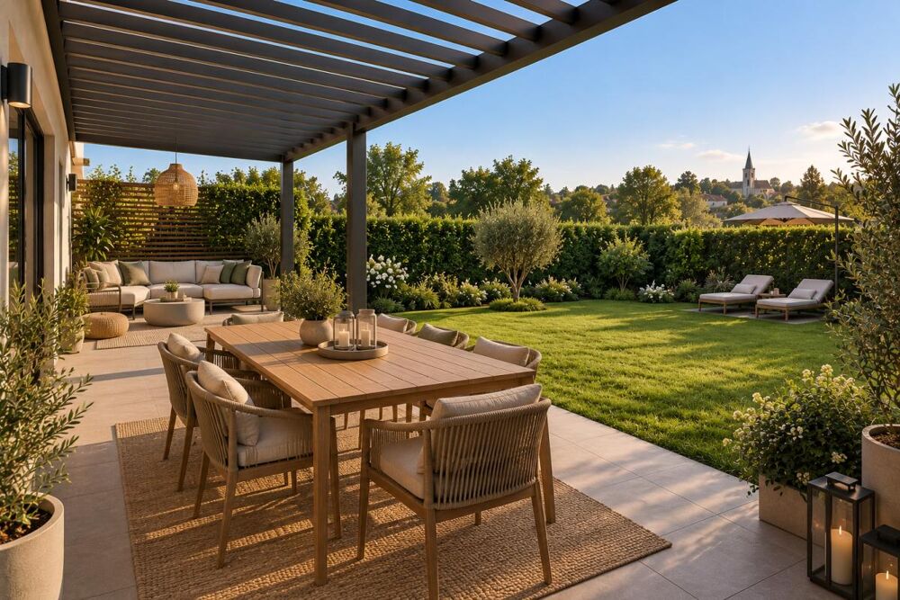 T3 SATHONAY-VILLAGE 59m² - TERRASSE - JARDIN PRIVATIF - SÉJOUR OUVERT