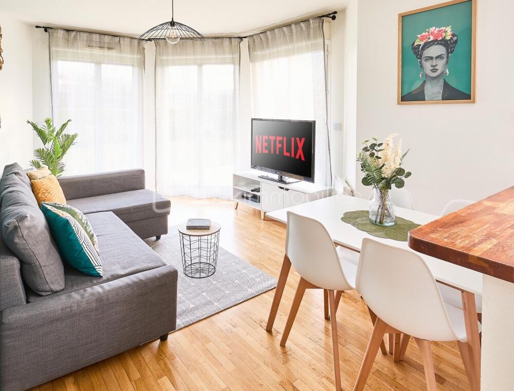 Location Appartement À LOUER – APPARTEMENT T3 MEUBLÉ AVEC TERRASSE ET JARDIN – MONTÉVRAIN PARC DES FRÊNES Montevrain