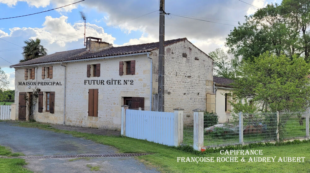 Vente Maison Ensemble immobilier : maison + gîte + annexe + garage, atelier et jardin clos à  NIEUL LES SAINTES (17) Nieul les saintes