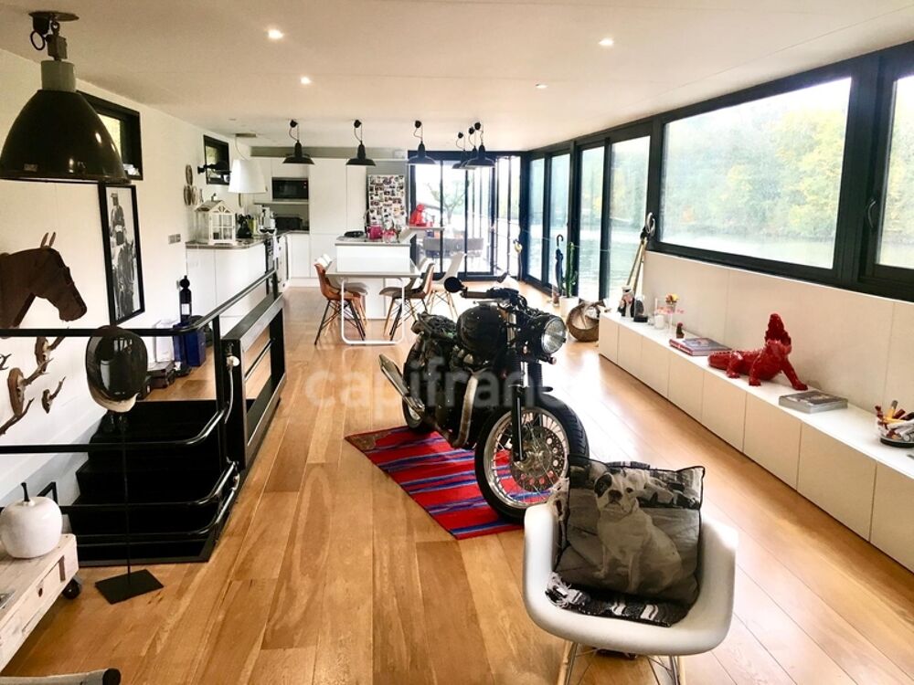Vente Autre Péniche d'habitation 250 m² – 5 chambres – Terrasses – Fort potentiel – Auvers-sur-Oise (déplaçable) Auvers sur oise