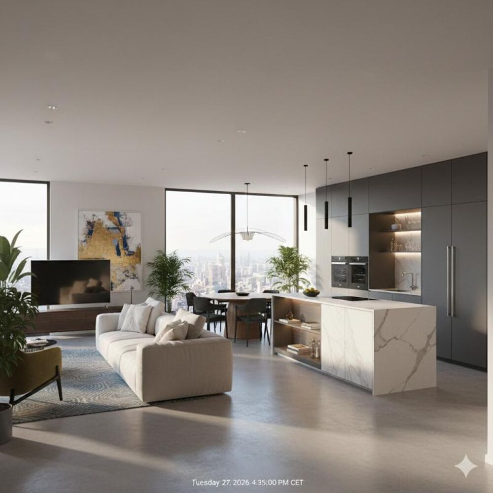 Vente Appartement **EXPOSITION SUD - 43M2 DE TERRASSE - PARKING - 14ÈME ÉTAGE - BUANDERIE - APPARTEMENT 4 PIÈCES INCROYABLE Lyon 3