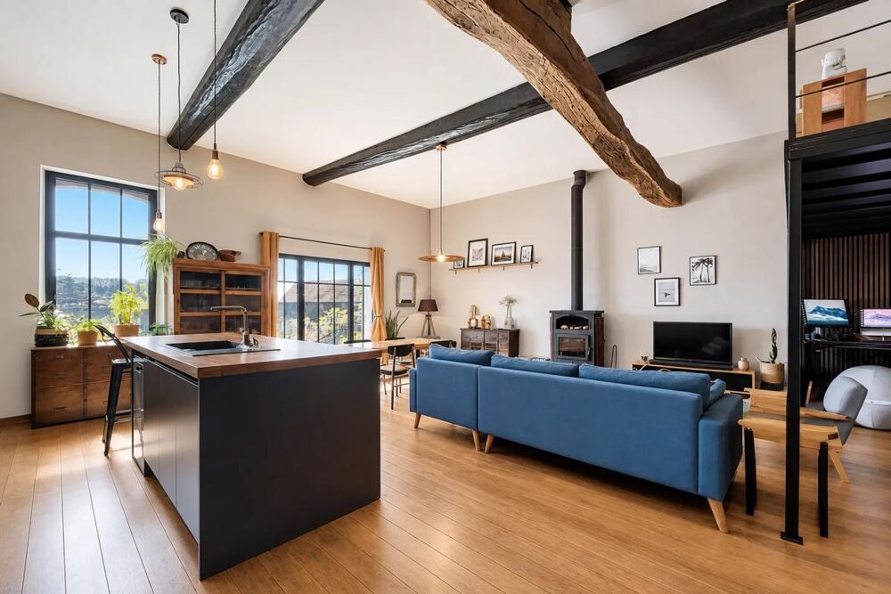 Vue Garonne : maison + appart. indép. + garage