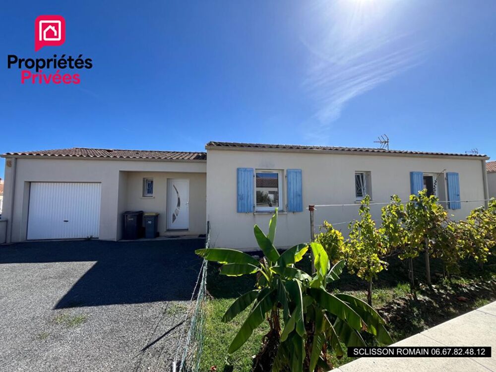 MAISON RÉCENTE DE PLAIN-PIED - 3 CHAMBRES - 96 M² -TERRAIN 649 M² - DPE B