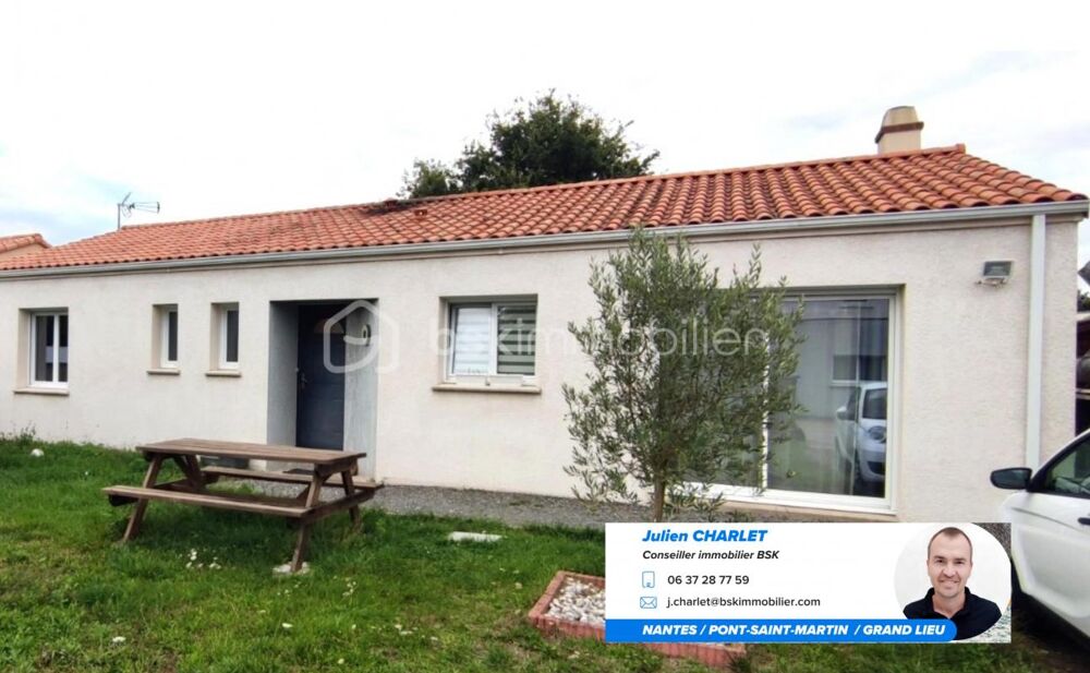 Maison 5 pièces, 3 chambres, plain-pied La Chevrolière