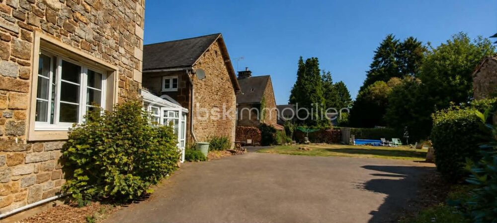 Maison en pierre de 163 m2 + Maison d'hôtes de 78 m2 indépendante (Airbnb) - Atelier, cour&jardin