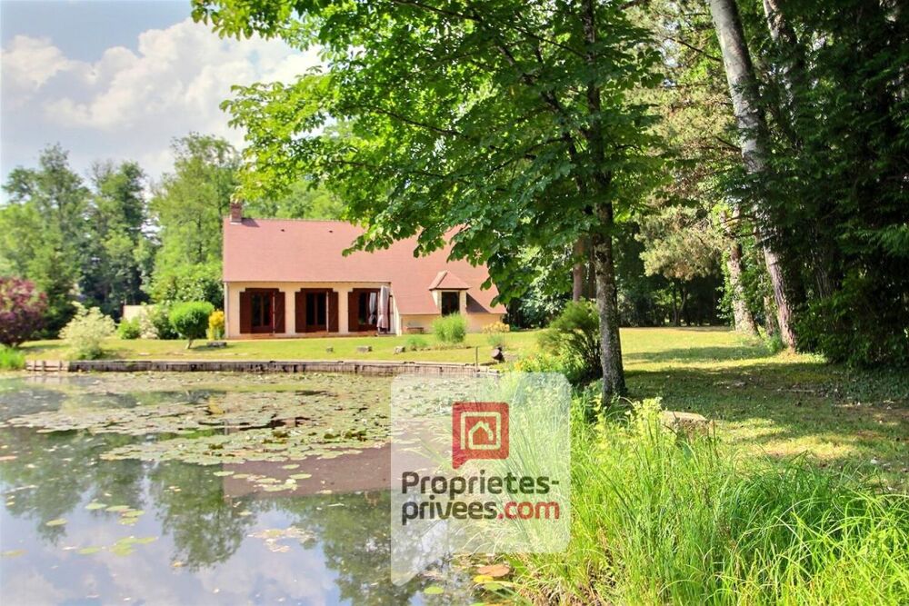 Vente Maison A 1h30 de PARIS - Charmante MAISON avec ETANG de 5000 m2, édifiée sur plus de 2 Hectares et bordé par une rivière Montargis