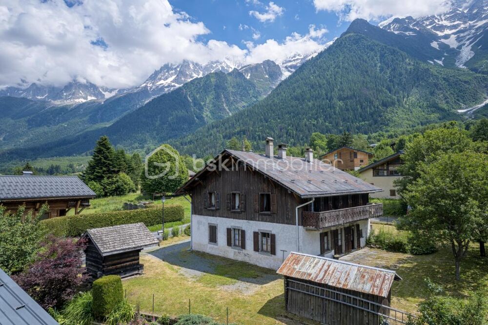 Chalet vue Mont-Blanc, vallée de Chamonix