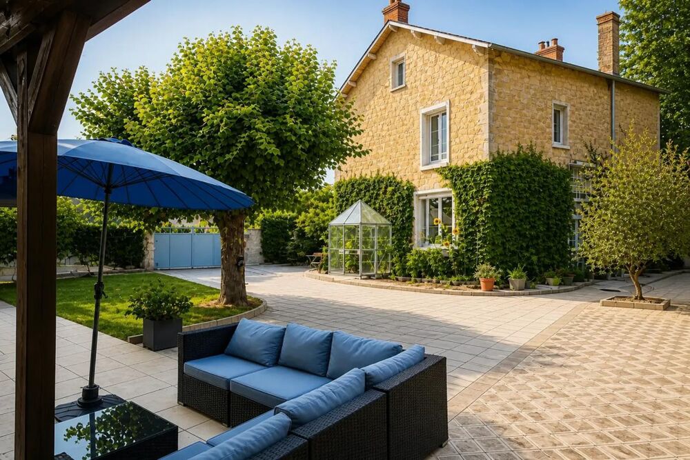 Maison meulière 143 m²+ dependance + garage et piscine