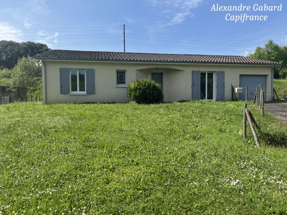 Maison de plain-pied - 3 chambres - Jardin - Garage