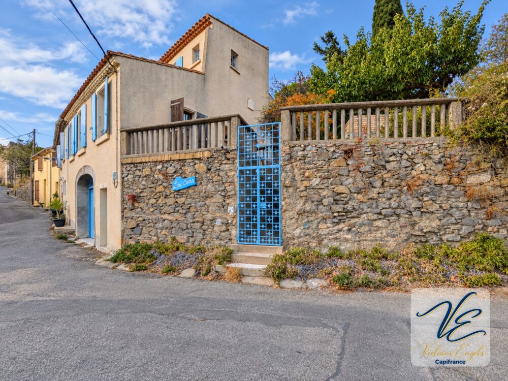 Vente Maison ARGENS-MINERVOIS – Maison de caractère avec 4 chambres, terrasses, jardin arboré et garage Argens minervois