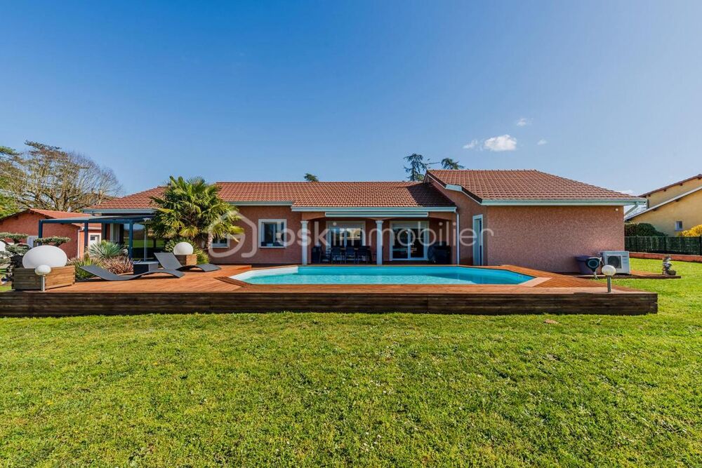 Vente Maison RARE MAISON PLAIN PIED DOUBLE GARAGE PISCINE SPA ET HAMMAM Meximieux