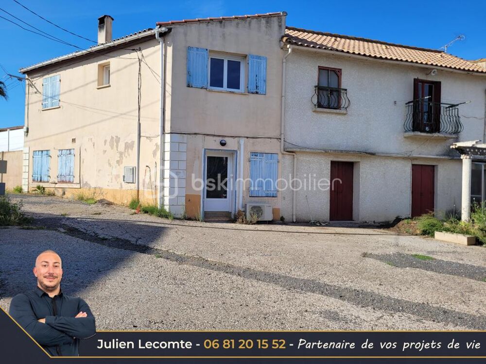 Vente Maison Agde centre – Ensemble immobilier de 220 m² à fort potentiel sur 1 292 m² de terrain constructible Agde