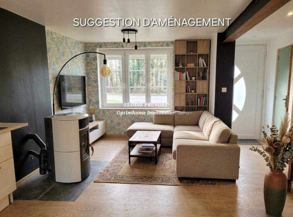 Vente Maison MAISON INDIVIDUELLE RÉNOVÉE AVEC GARAGE et JARDIN + MAISONNETTE ATTENANTE Heuchin