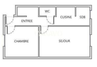  Appartement à vendre 2 pièces 38 m²