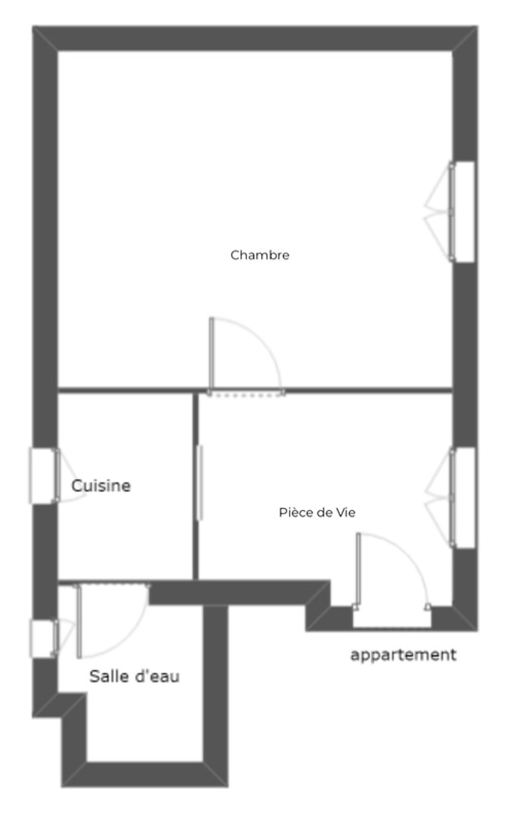 Vente Appartement Appartement T2 Rue Bresssigny Angers