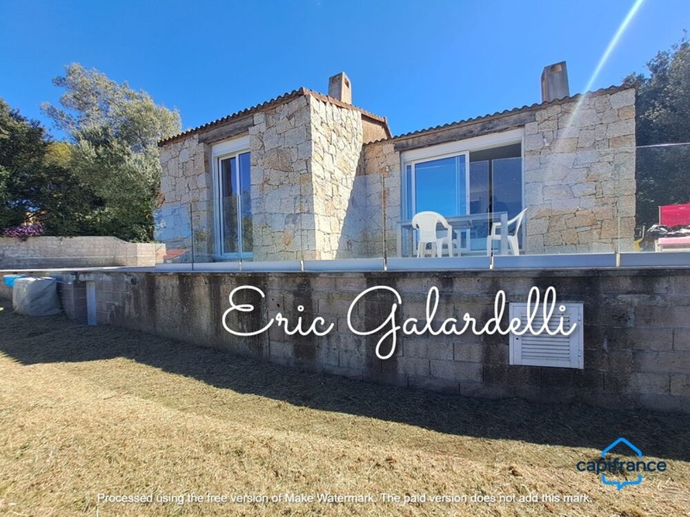 À vendre  Charmante villa 3 pièces avec piscine et vue panoramique sur le golfe du Valinco  Viggianello (20)