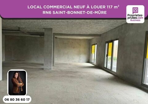 LOCAL COMMERCIAL &Agrave; LOUER 117 m&sup2; - RN6 SAINT-BONNET-DE-M&Ucirc;RE 4427 69720 Saint bonnet de mure