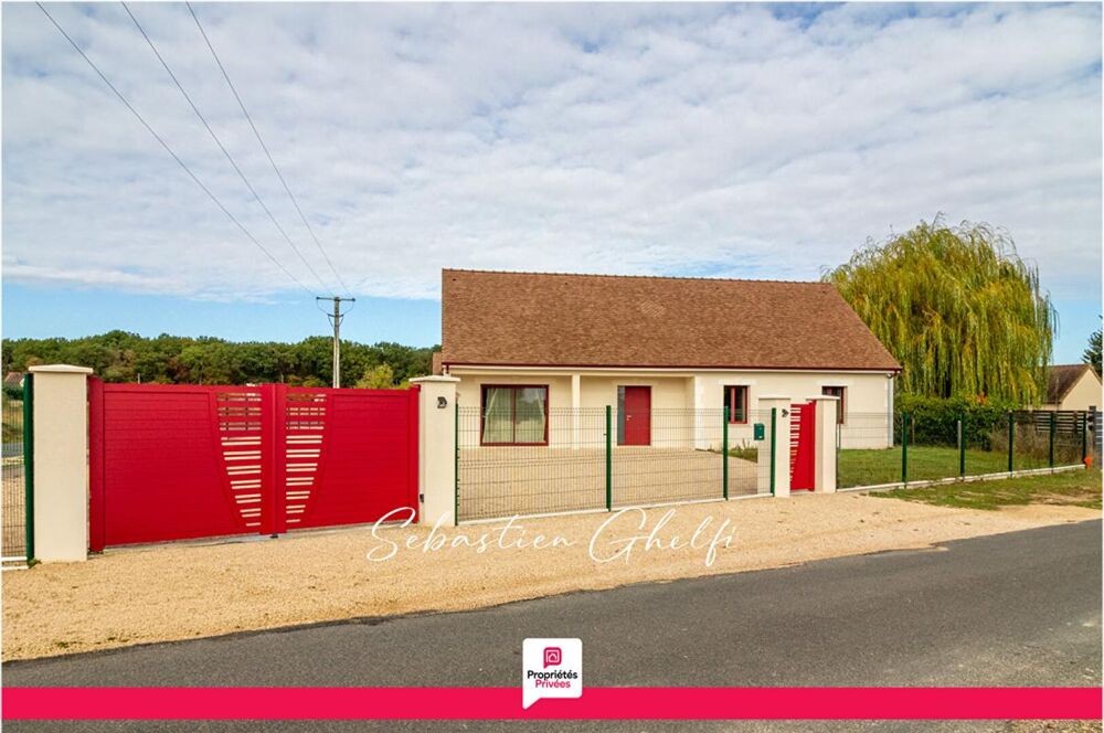 Vente Maison proche de Blois belle maison de plain-pied avec 3 chambres-garage-jardin Le controis en sologne