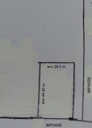  Terrain � vendre 1272 m�