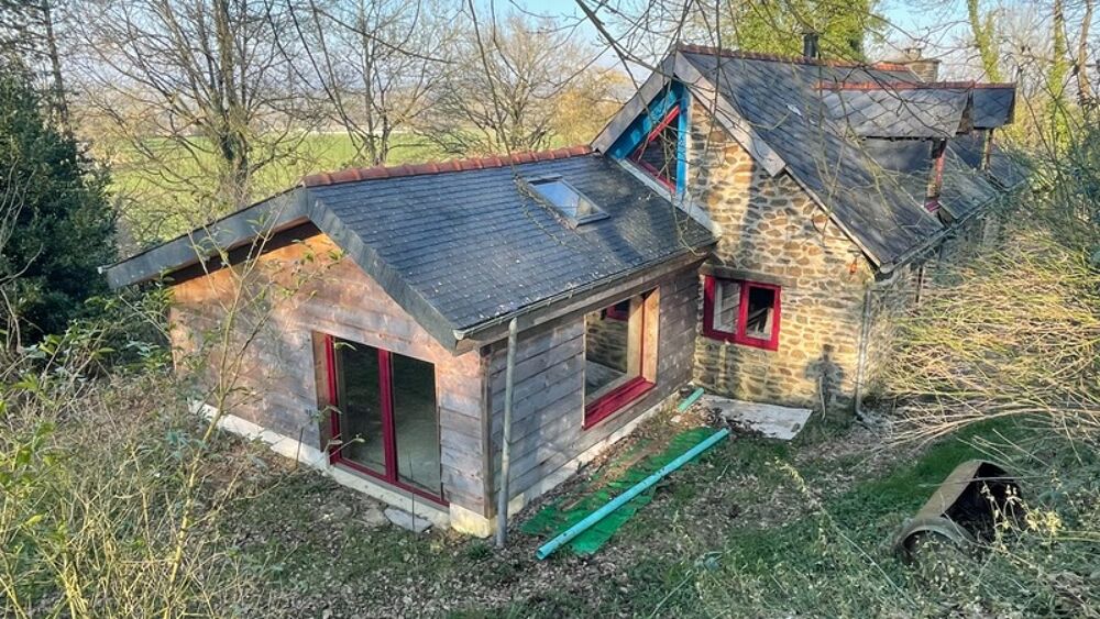 Maison écologique sur 1ha de terrain