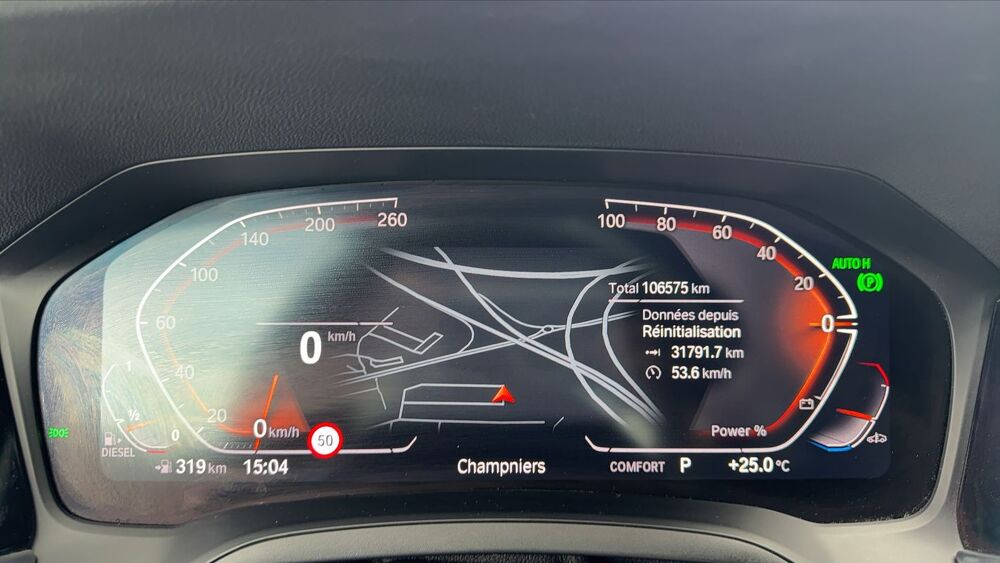 S&eacute;rie 3 318d Mild Hybrid 150 BVA8 M Sport - Automatique 2021 occasion 16000 Angouleme