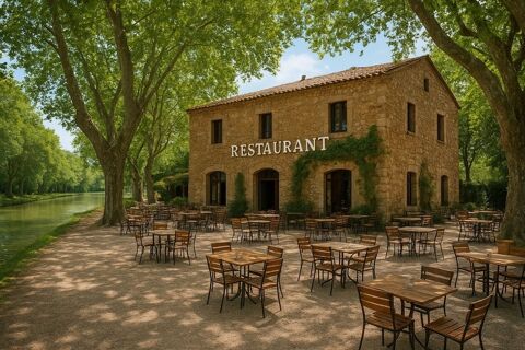 Restaurant de charme incomparable dans un &eacute;crin naturel et cadre magnifique � CA = 1 100 000 � / EBE = 330 000 � / &Eacute;quipe salari 545000 34500 Beziers