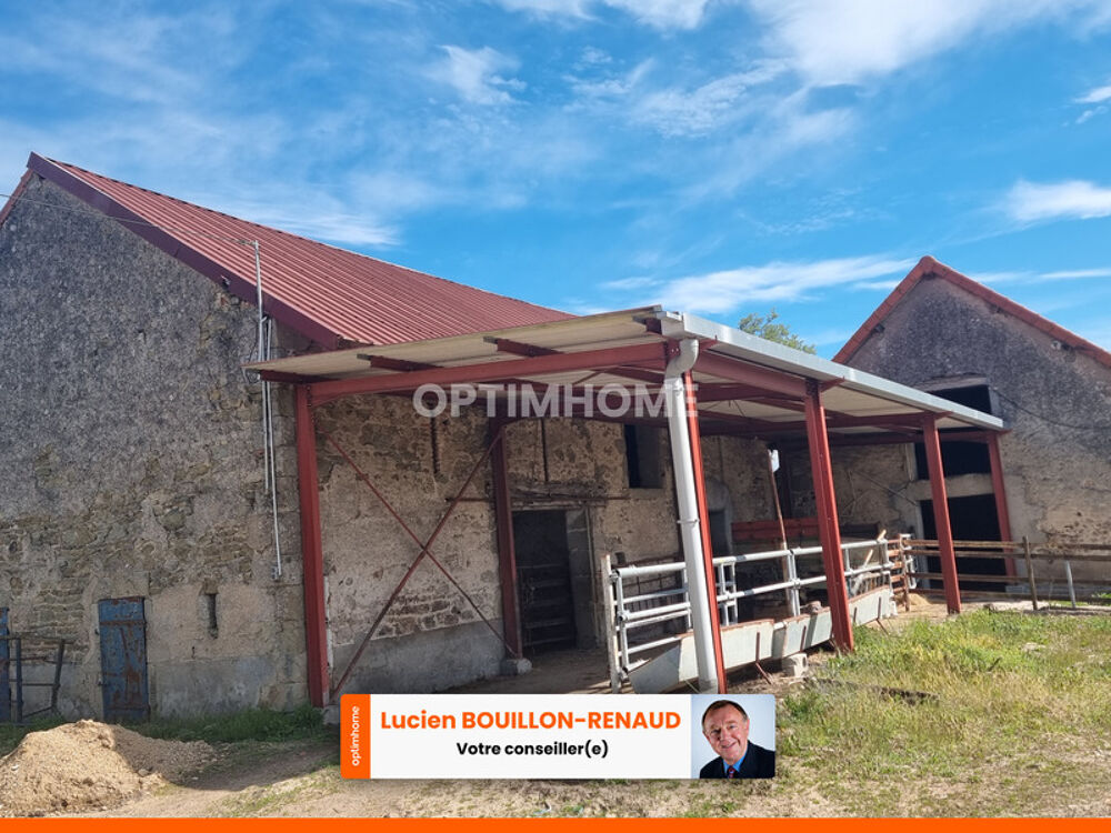 Propriété agricole avec 5 hect de terrain ( prairies) à vendre 7 pièces + dépendances