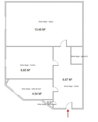  Appartement � vendre 1 pi�ce 32 m�