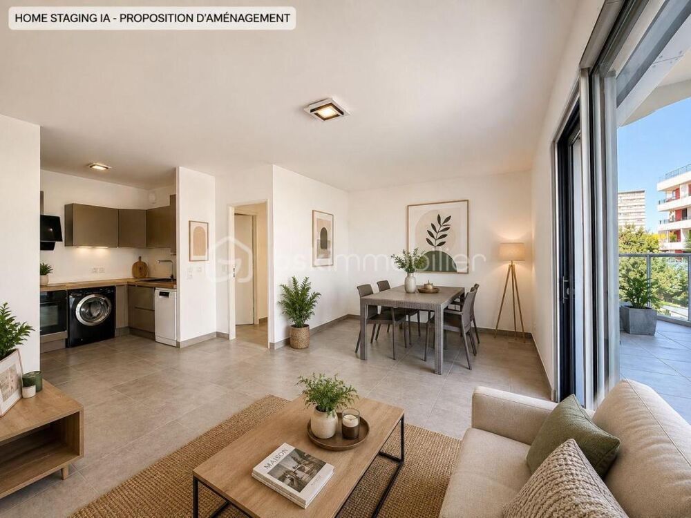 Vente Appartement MONTPELLIER – PORT MARIANNE – T3 64,75 M² – TERRASSE 33,92 M² – PARKING Montpellier