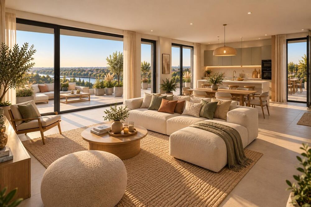 Vente Appartement Superbe T3 en dernier étage avec terrasse d'exception de 61 m² ! – Résidence intimiste Lormont